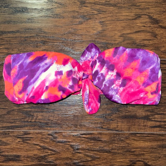 Victoria’s Secret Bandeau Tie Dye Bikini Swim XS Top - Picture 3 of 6
